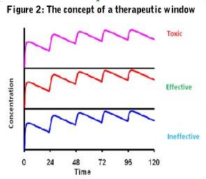 the theraputic window